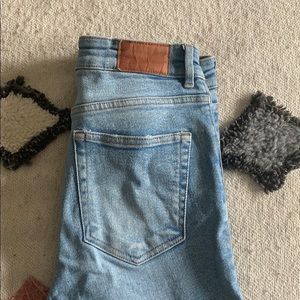 High rise light wash Zara jean